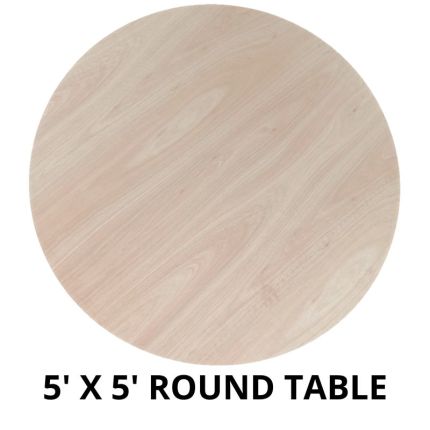 Plywood Round Table 12mm 5&#039;X5&#039;