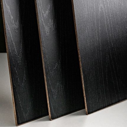 Printed Plywood Embossed Black 2V00 3.6mm 4' X 8'