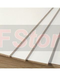 Polyester Laminated Plywood White Matt 15mm 4' X 8' Light Weight