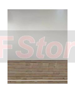 Polyester Laminated Block Board White Matt 18mm 4' X 8'