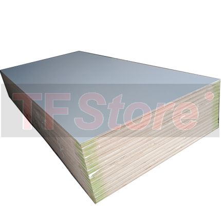 PVC Laminated E0 Plywood White 1 Side 15mm 4' X 8'