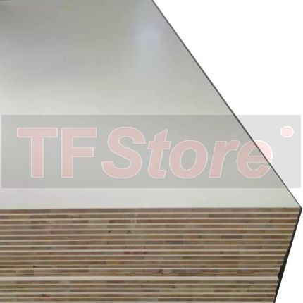 Polyester Laminated Block Board White Matt 2 Sides 18mm 4' X 8'